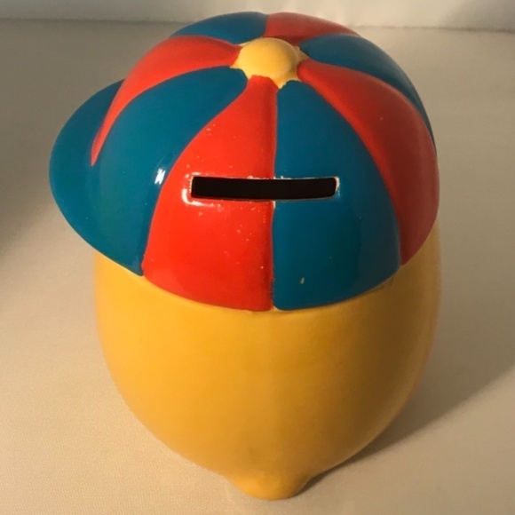 PIYO PIYO  Money Bank Ceramic Vintage - Picture 3 of 5